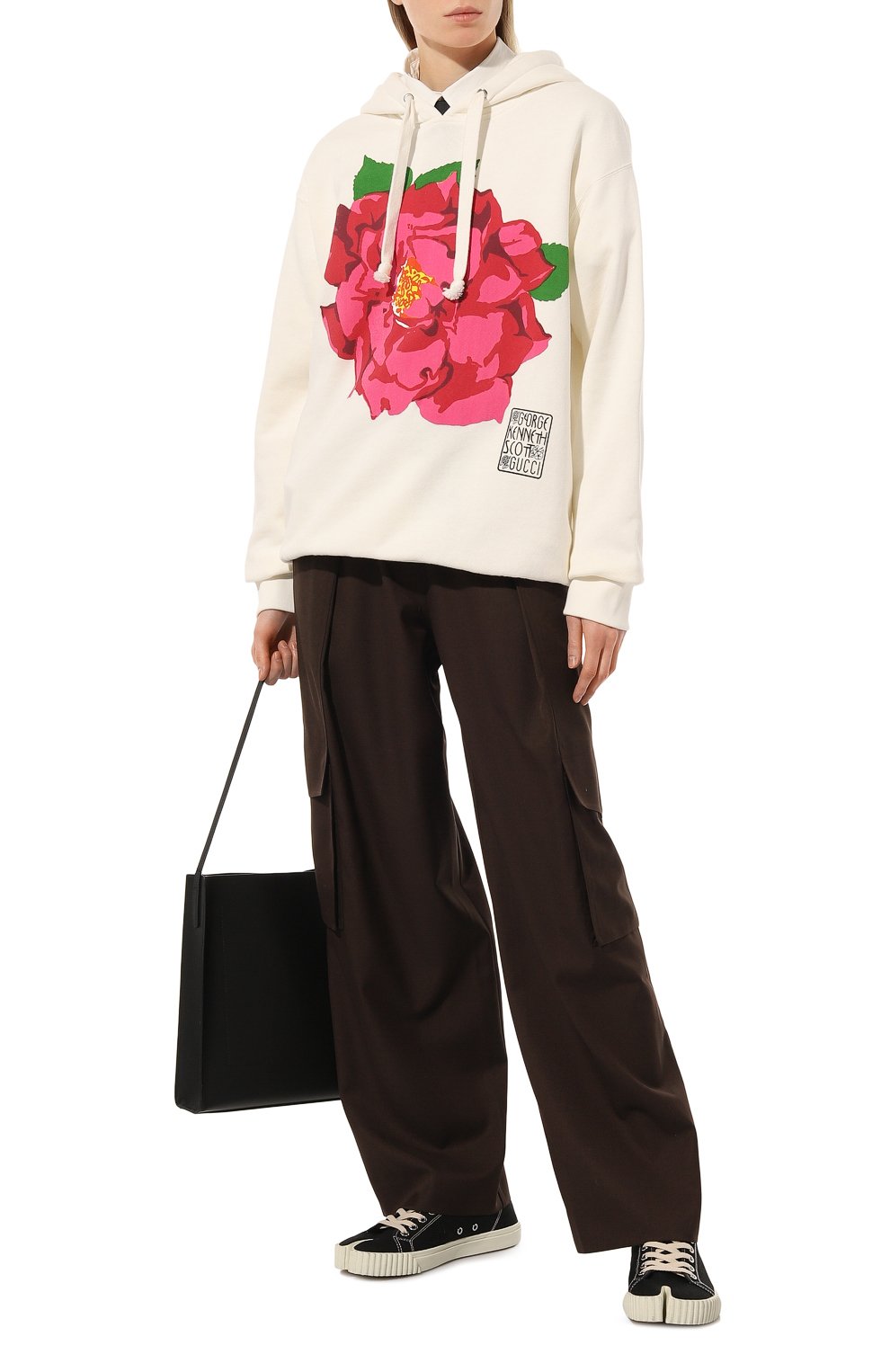 Хлопковое худи gucci x ken scott GUCCI, арт. 615061 XJDC8, фото 2