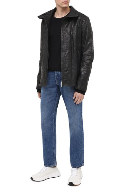 Кожаная куртка ISAAC SELLAM, арт. FUMISTE-CRASSE-P0UILLE, фото 3