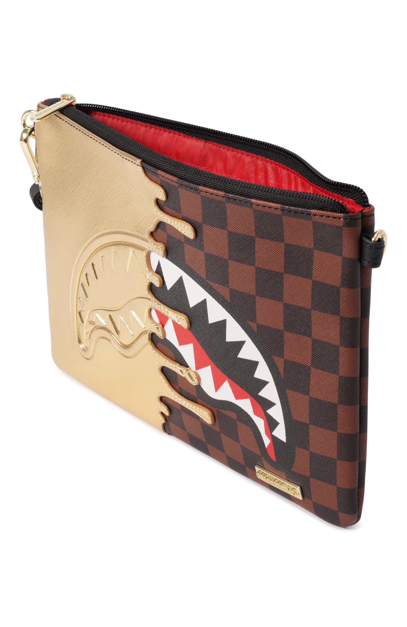 Сумка SPRAYGROUND, арт. 910B9344NSZ/SHARKS IN PARIS G0LD DRIP CR0SS0VER CL, фото 3