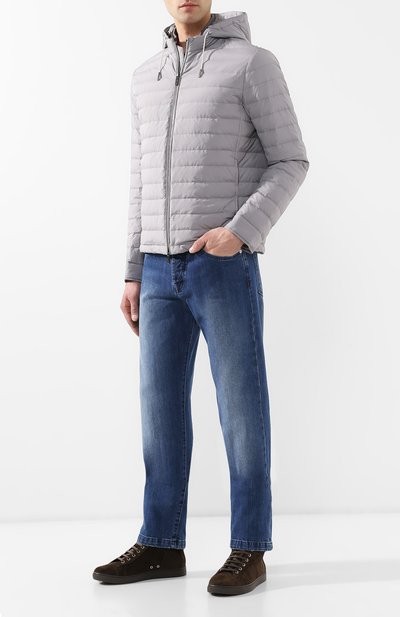 Высокие замшевые кеды GIANVITO ROSSI, арт. S28240.M1DK0.SUEDK0L, фото 2