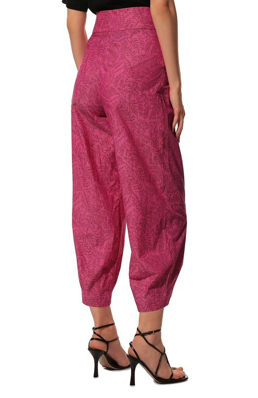Хлопковые брюки Nackiye L`0RIENT KIM0N0 PANTS Розовый  L`0RIENT KIM0N0 PANTS Фото 4