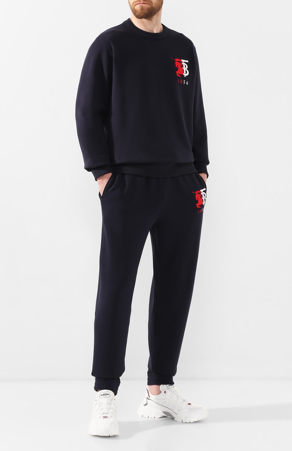 Хлопковый свитшот BURBERRY, арт. 8022310, фото 2