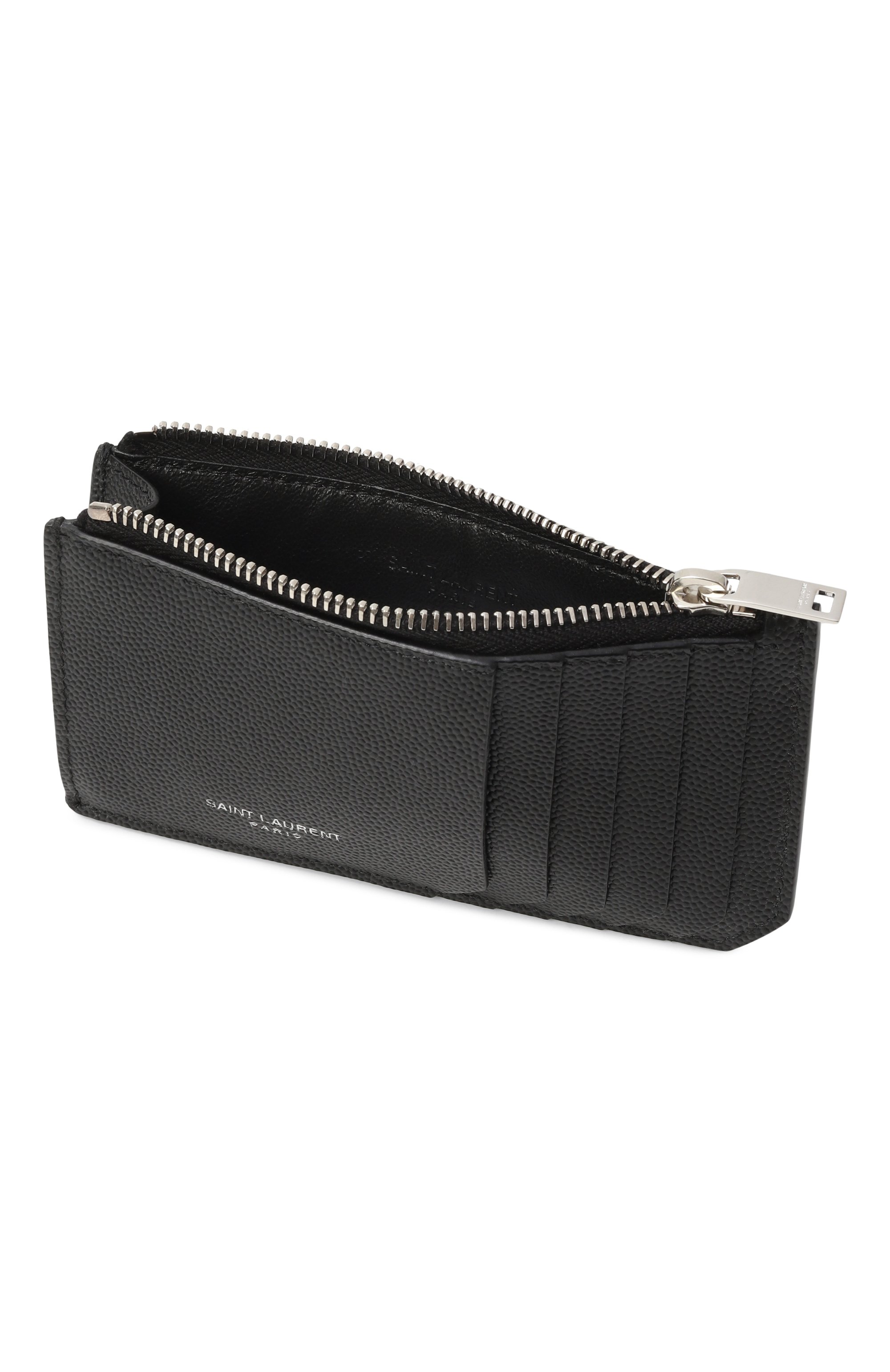 Кожаный футляр для кредитных карт SAINT LAURENT, арт. 609362/BTY0N, фото 3