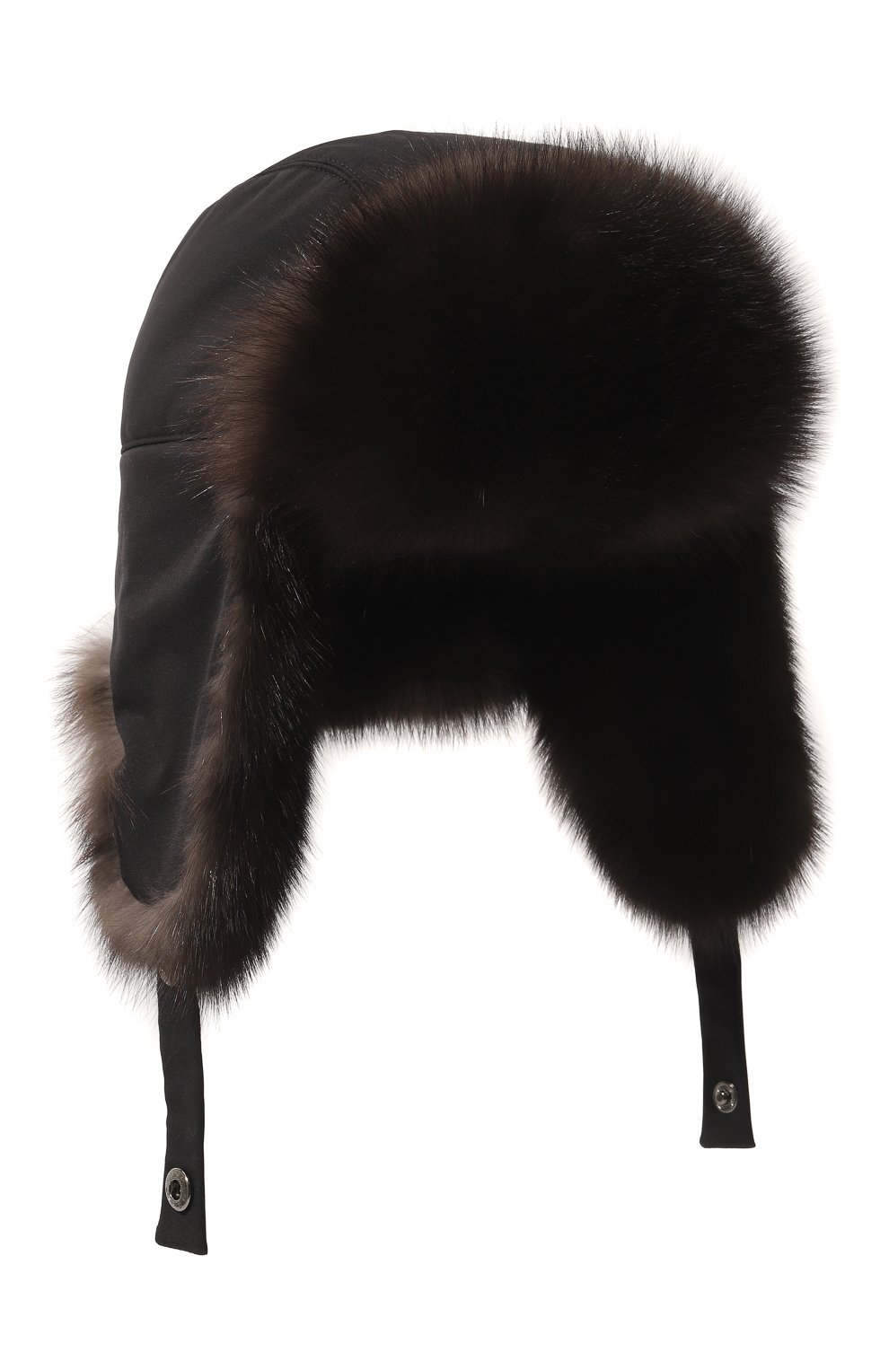 Шапка-ушанка из кашемира и меха соболя BLACK SABLE, арт. BS-005AF1, фото 1