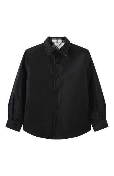 Двусторонняя куртка-рубашка ASPESI черно-белого цвета по цене 36400 руб., арт. F24036GMC3153/14A-16A, фото 4 Двусторонняя куртка-рубашка ASPESI, арт. F24036GMC3153/14A-16A, фото 4