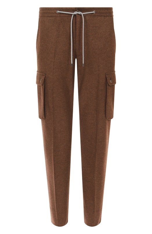 фото Шерстяные брюки-карго corneliani