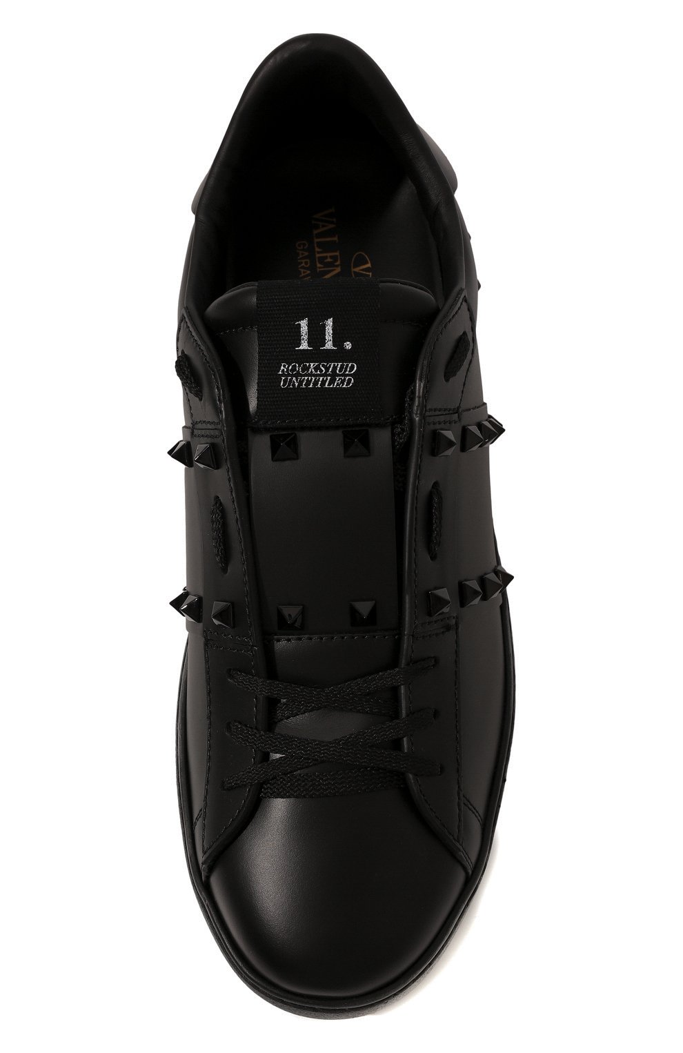 Кожаные кеды rockstud untitled VALENTINO черного цвета по цене 64650 руб., арт. UY2S0931/YEK, фото 6 Кожаные кеды rockstud untitled VALENTINO, арт. UY2S0931/YEK, фото 6