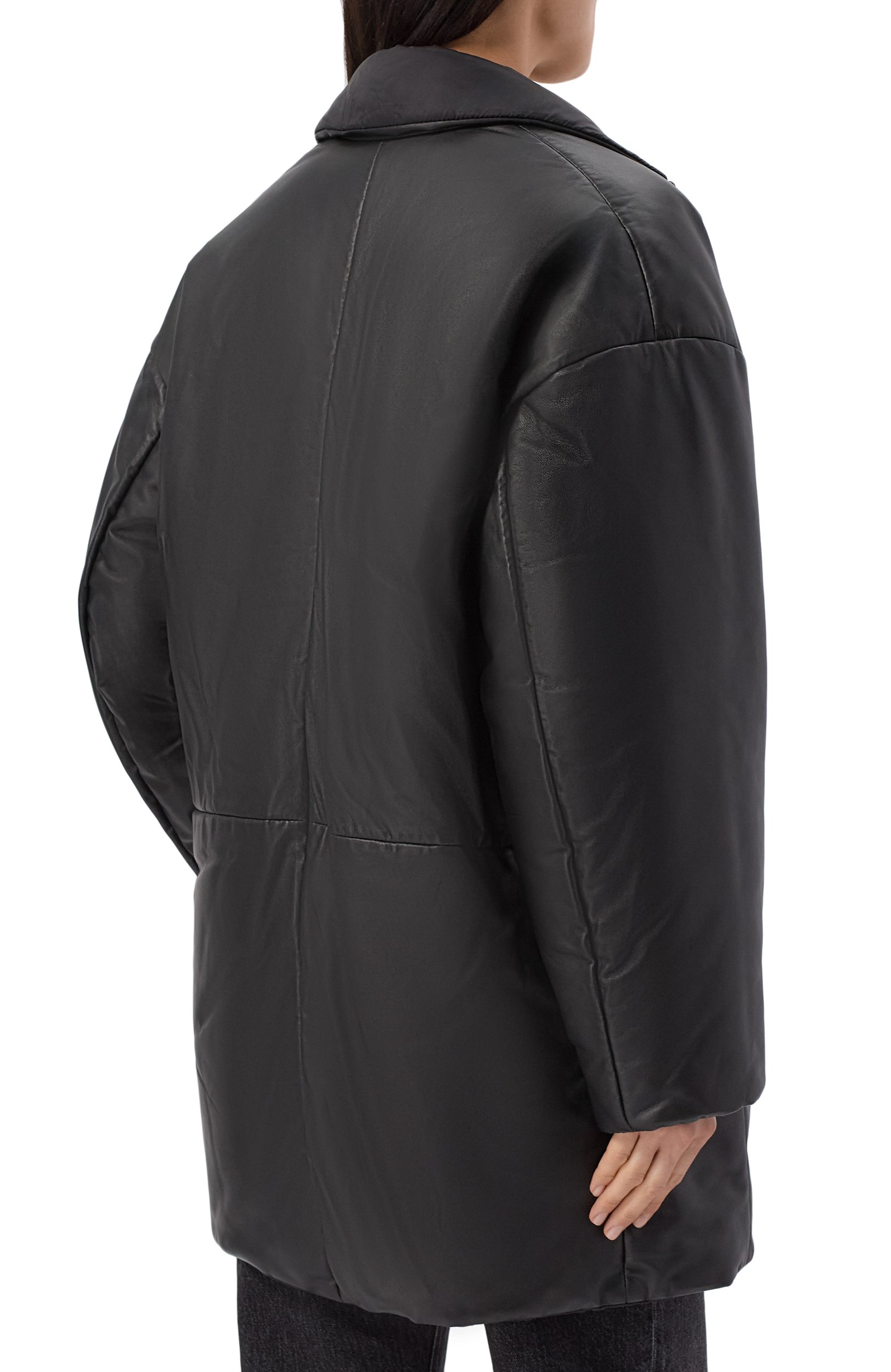 Двусторонняя куртка из кожи FREEAGE, арт. WW25.PJ007.LETH.900, фото 4