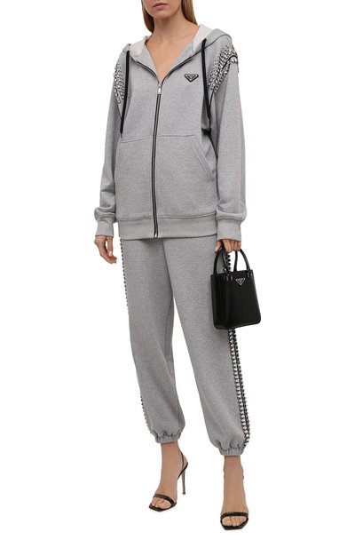 Хлопковые джоггеры PRADA, арт. 132358-1ZXU-F02PL-212, фото 2