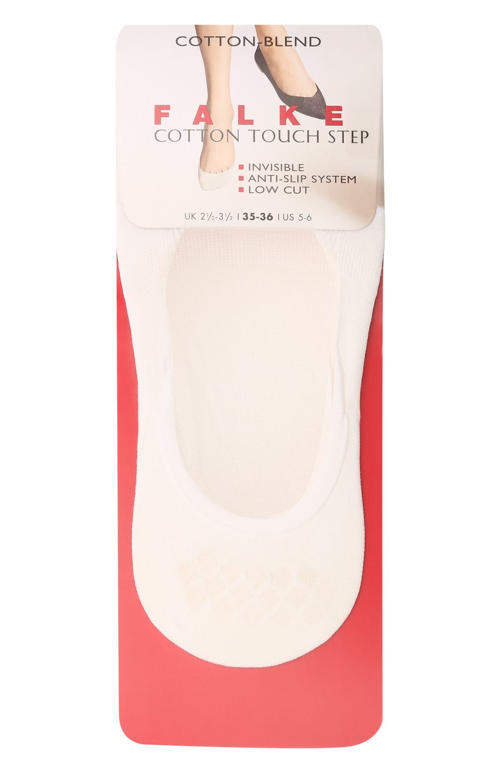 Подследники touch step FALKE белого цвета по цене 1400 руб., арт. 47537, фото 1 Подследники touch step FALKE, арт. 47537, фото 1