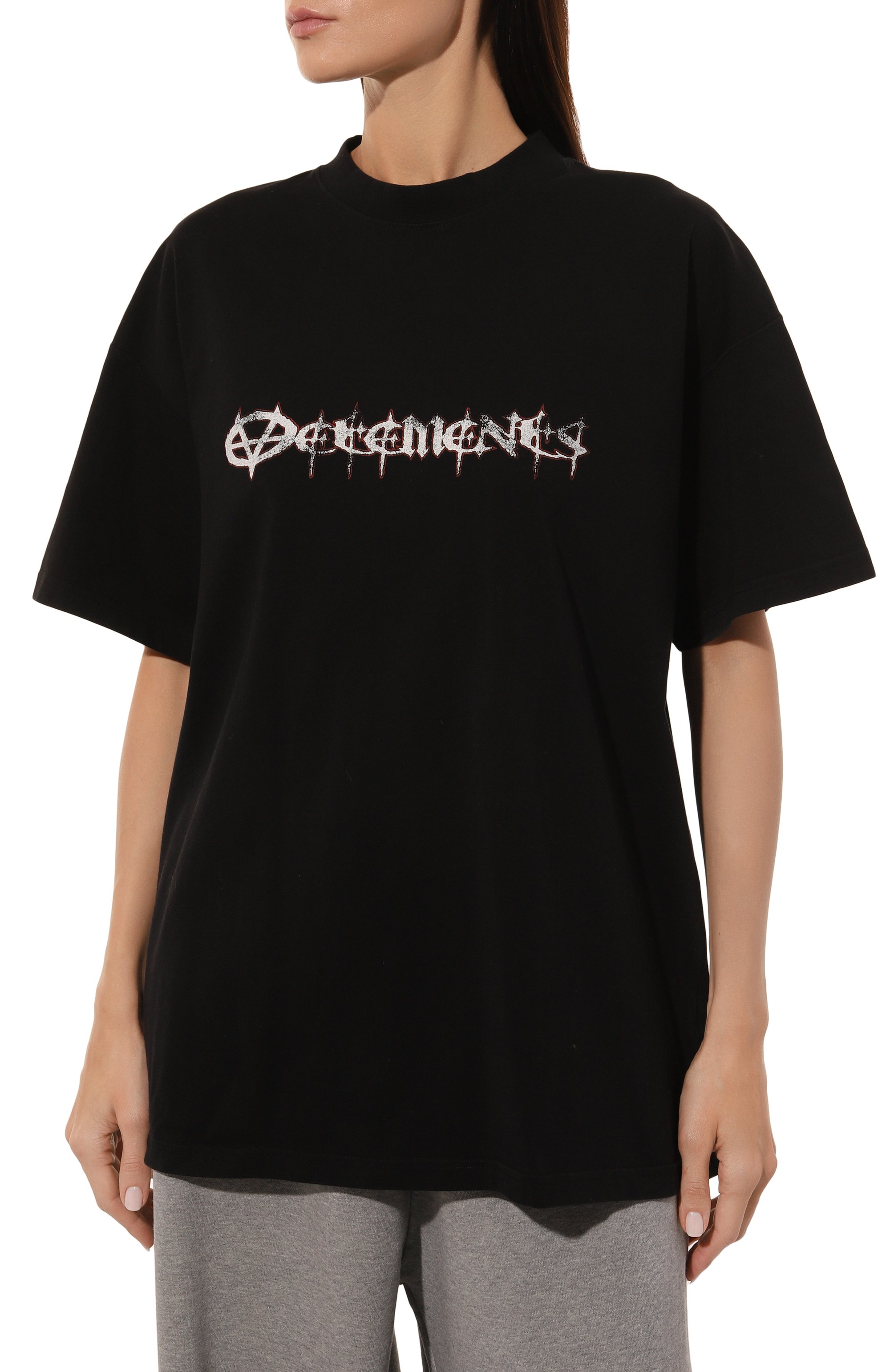 Хлопковая футболка VETEMENTS, арт. UA66TR650B, фото 3