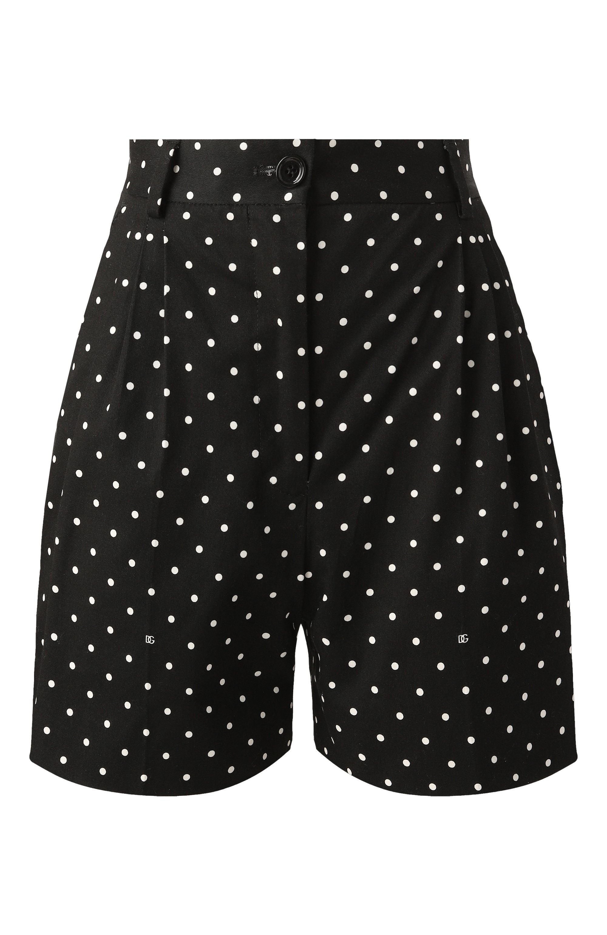 Хлопковые шорты DOLCE & GABBANA черного цвета по цене 69950 руб., арт. FTC5WT/FSFNP, фото 1 Хлопковые шорты DOLCE & GABBANA, арт. FTC5WT/FSFNP, фото 1