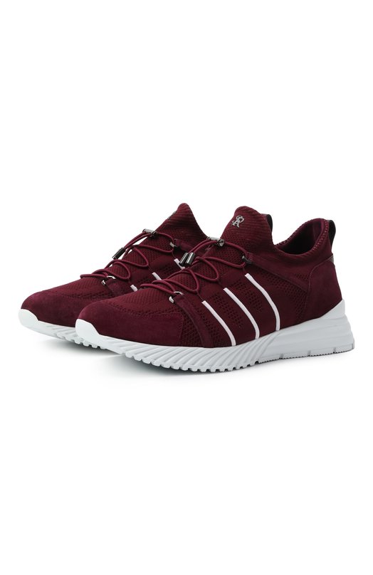 Комбинированные кроссовки Stefano Ricci UV689G6626/SDPWYT Бордовый UV689G6626/SDPWYT