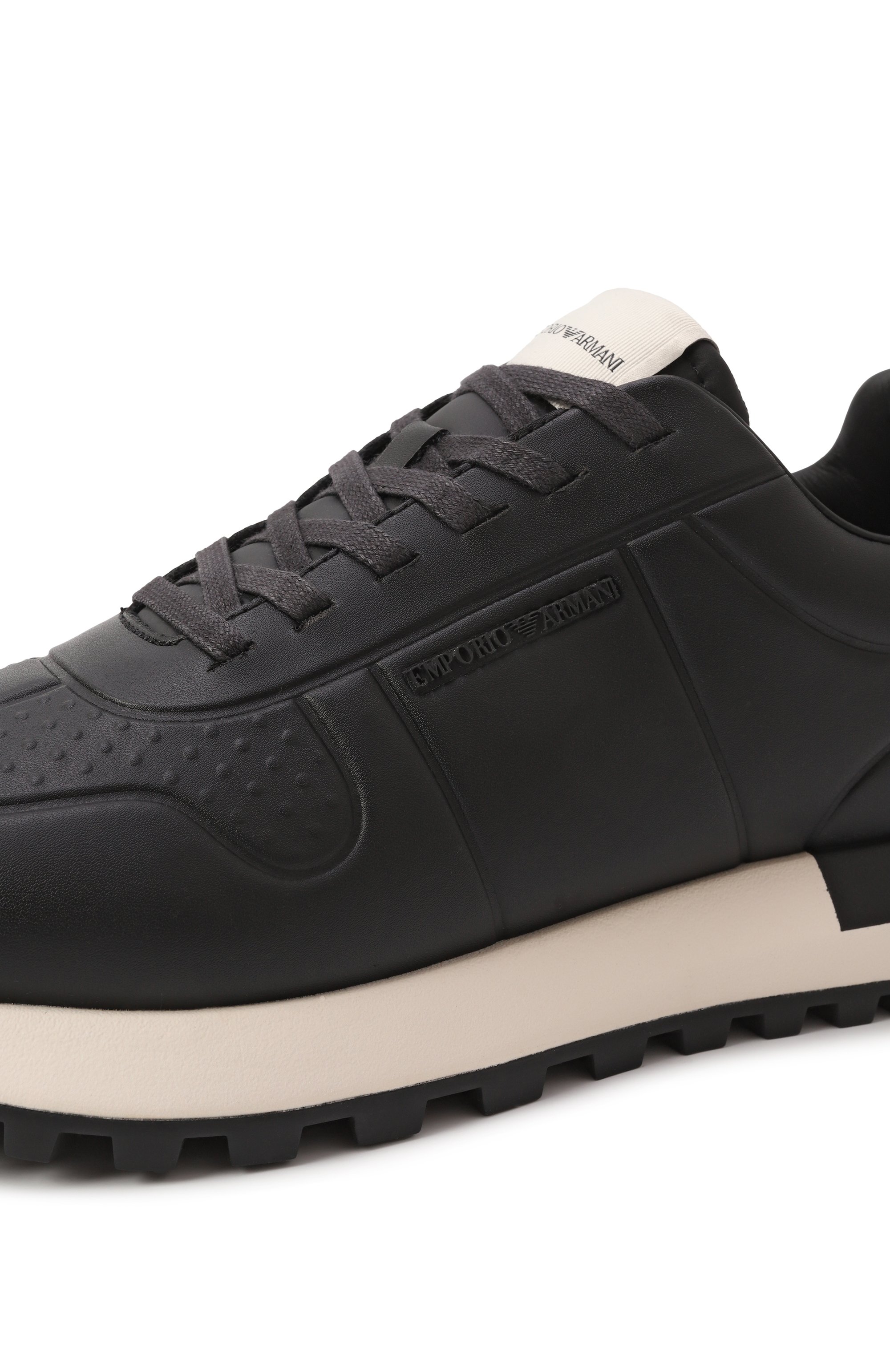 Кожаные кроссовки EMPORIO ARMANI, арт. X4X684/XR323, фото 7