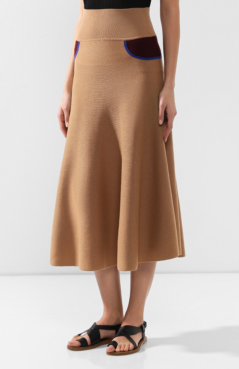 Кашемировая юбка LOEWE, арт. D3295150MC, фото 3