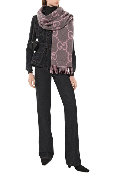 Кашемировый шарф GUCCI, арт. 674275 3G344, фото 2