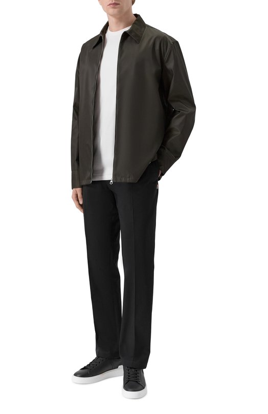 Хлопковая футболка Jil Sander J22GC0173/J46219 Белый  J22GC0173/J46219 Фото 2