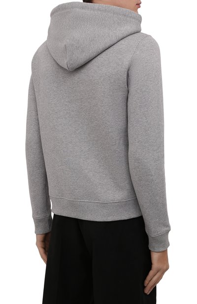 Хлопковое худи VALENTINO серого цвета по цене 77400 руб., арт. XV3MF21D84D, фото 4 Хлопковое худи VALENTINO, арт. XV3MF21D84D, фото 4
