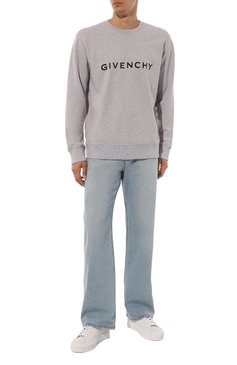 Мужские кожаные кеды city sport GIVENCHY белого цвета, арт. BH005VH16W | Фото 2 (Подошва: Массивная; Материал сплава: Проставлено; Материал внутренний: Натуральная кожа; Драгоценные камни: Проставлено; Материал утеплителя: Без утеплителя; Стили: Классический; Материал внешний: Натуральная кожа; Кросс-КТ: Низкие)