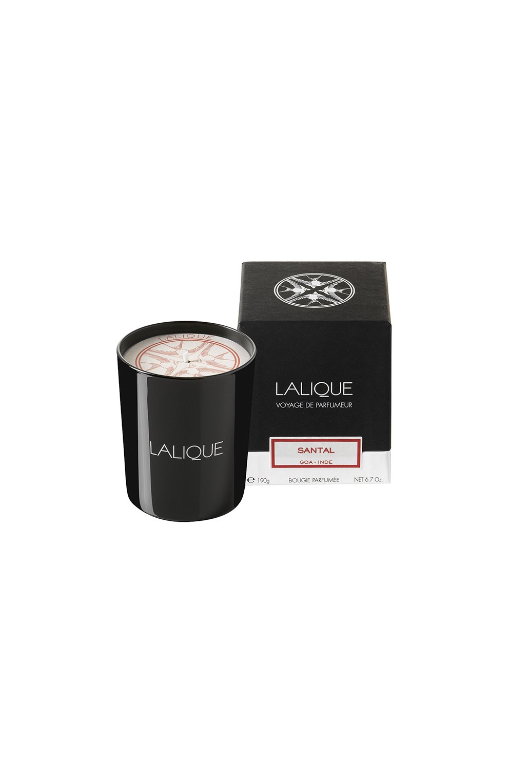 Свеча sandalwood india LALIQUE черного цвета по цене 11500 руб., арт. 10306700, фото 1 Свеча sandalwood india LALIQUE, арт. 10306700, фото 1