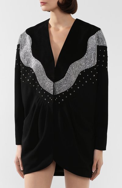 Шерстяное платье ISABEL MARANT, арт. R01573-19H034I/VICT0RIA, фото 3