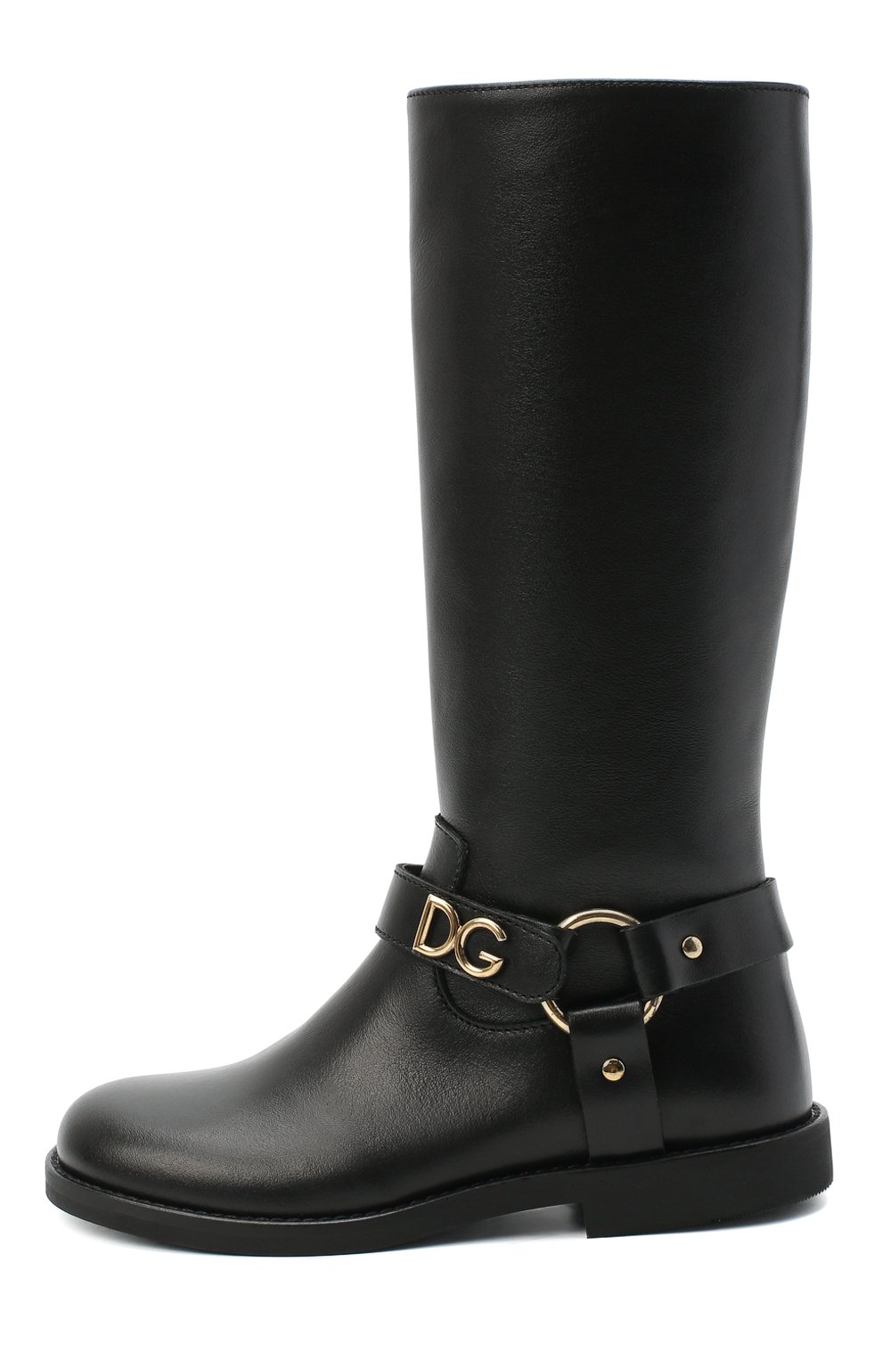 Кожаные сапоги DOLCE & GABBANA, арт. D10986/AW998/29-36, фото 2