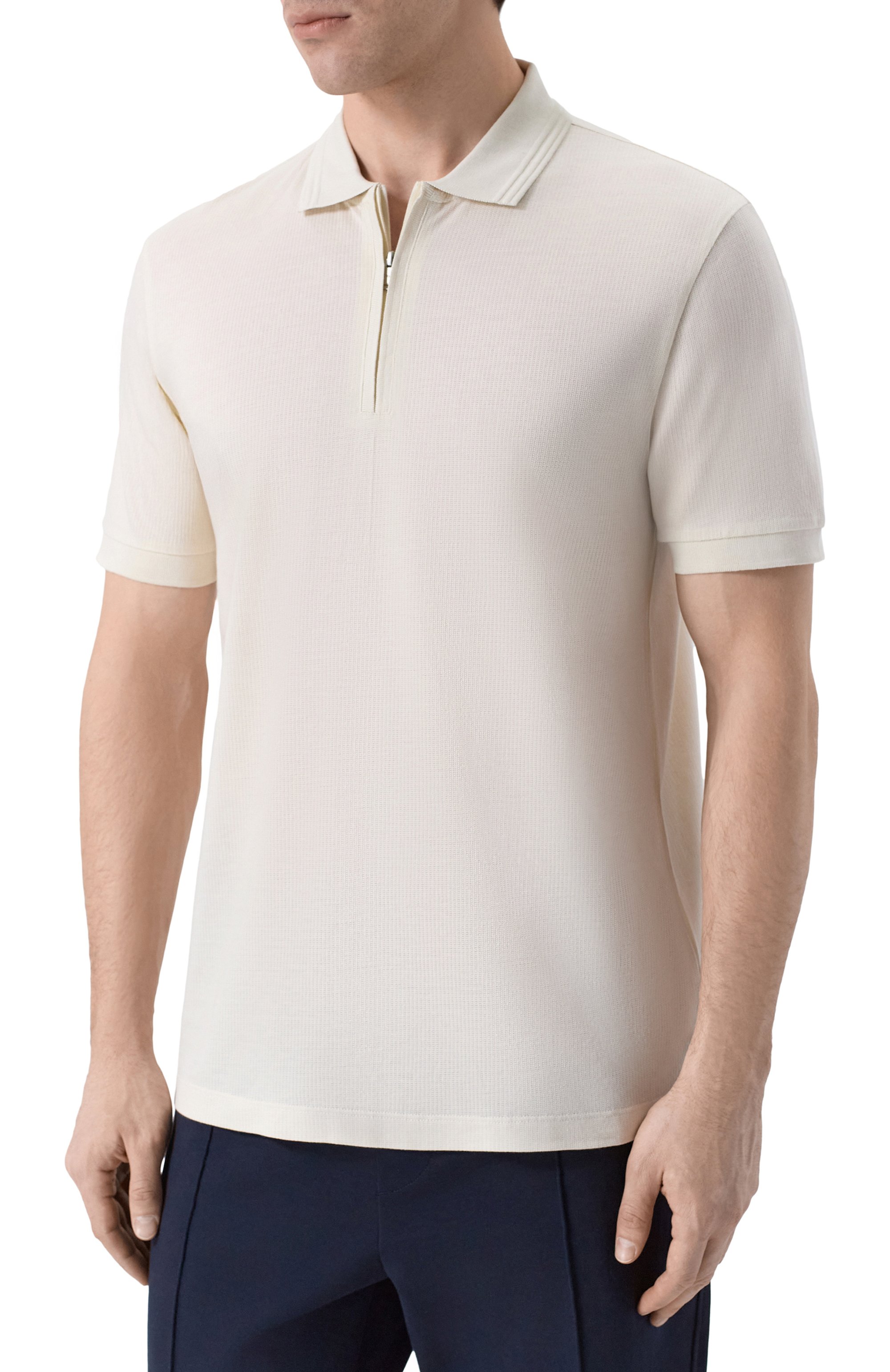 Поло из хлопка и лиоцелла BOSS, арт. 50554614, фото 3