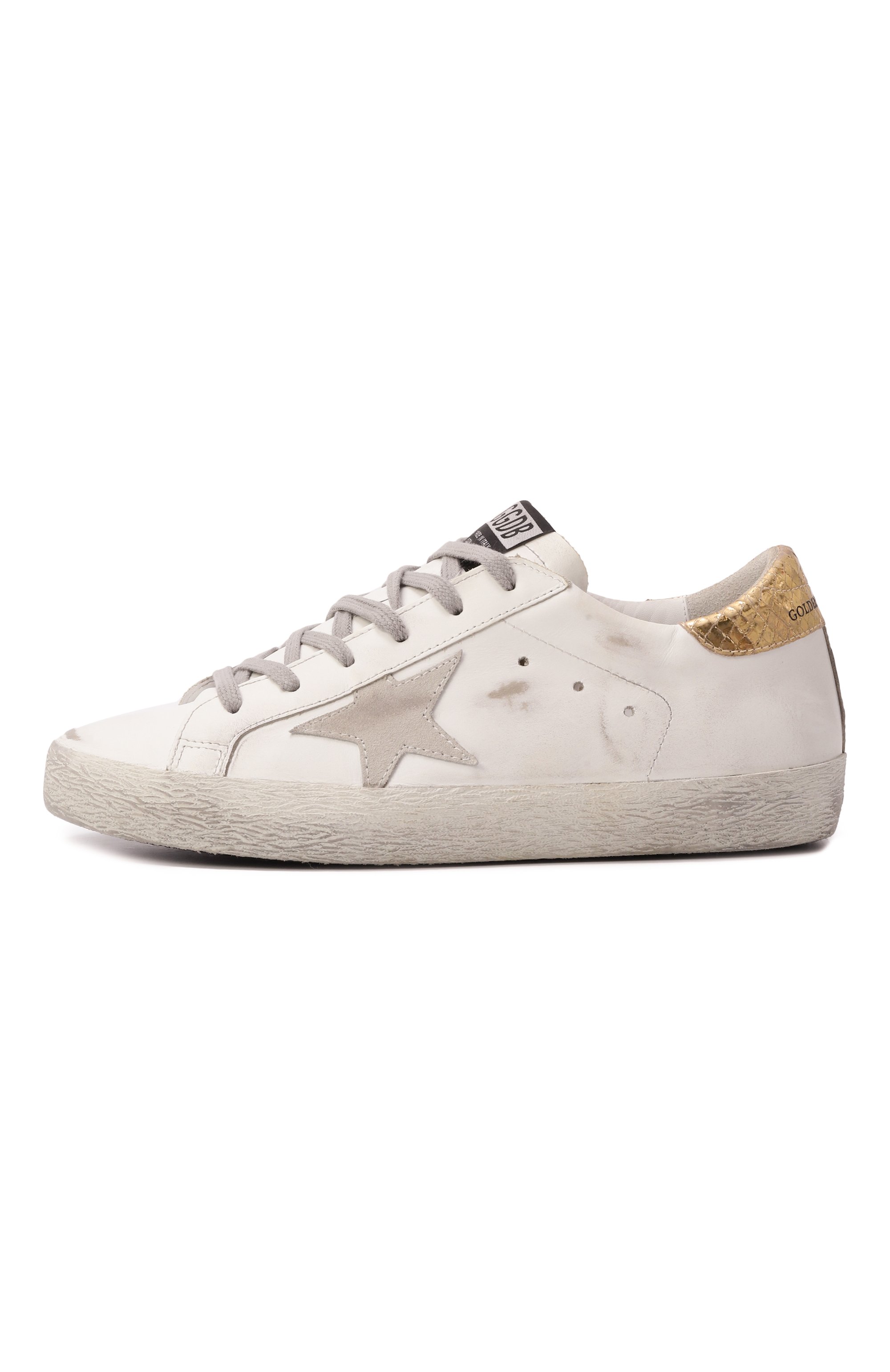 Кожаные кеды super star GOLDEN GOOSE DELUXE BRAND, арт. GWF00101.F000861, фото 4