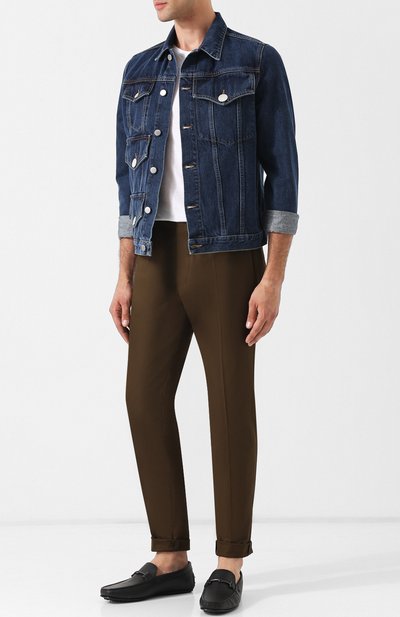 Кожаные мокасины с пряжкой TOD’S черного цвета по цене 56500 руб., арт. XXM0LR0Z120L1A, фото 2 Кожаные мокасины с пряжкой TOD’S, арт. XXM0LR0Z120L1A, фото 2