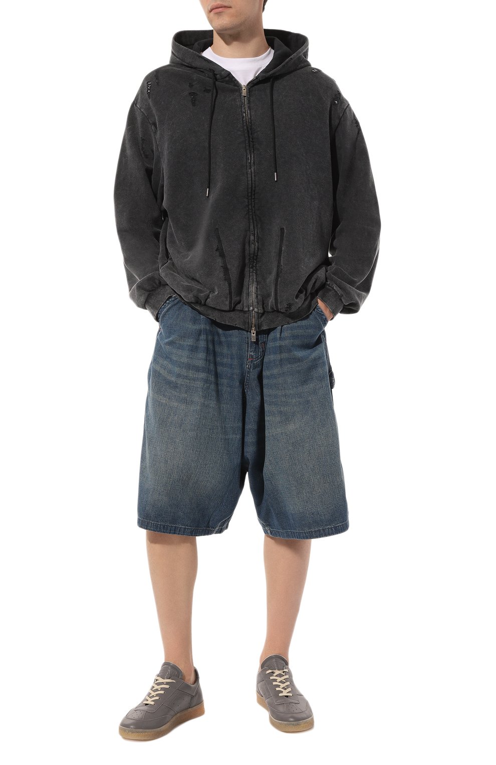 Джинсовые шорты R13, арт. R13MD153-D084B, фото 2