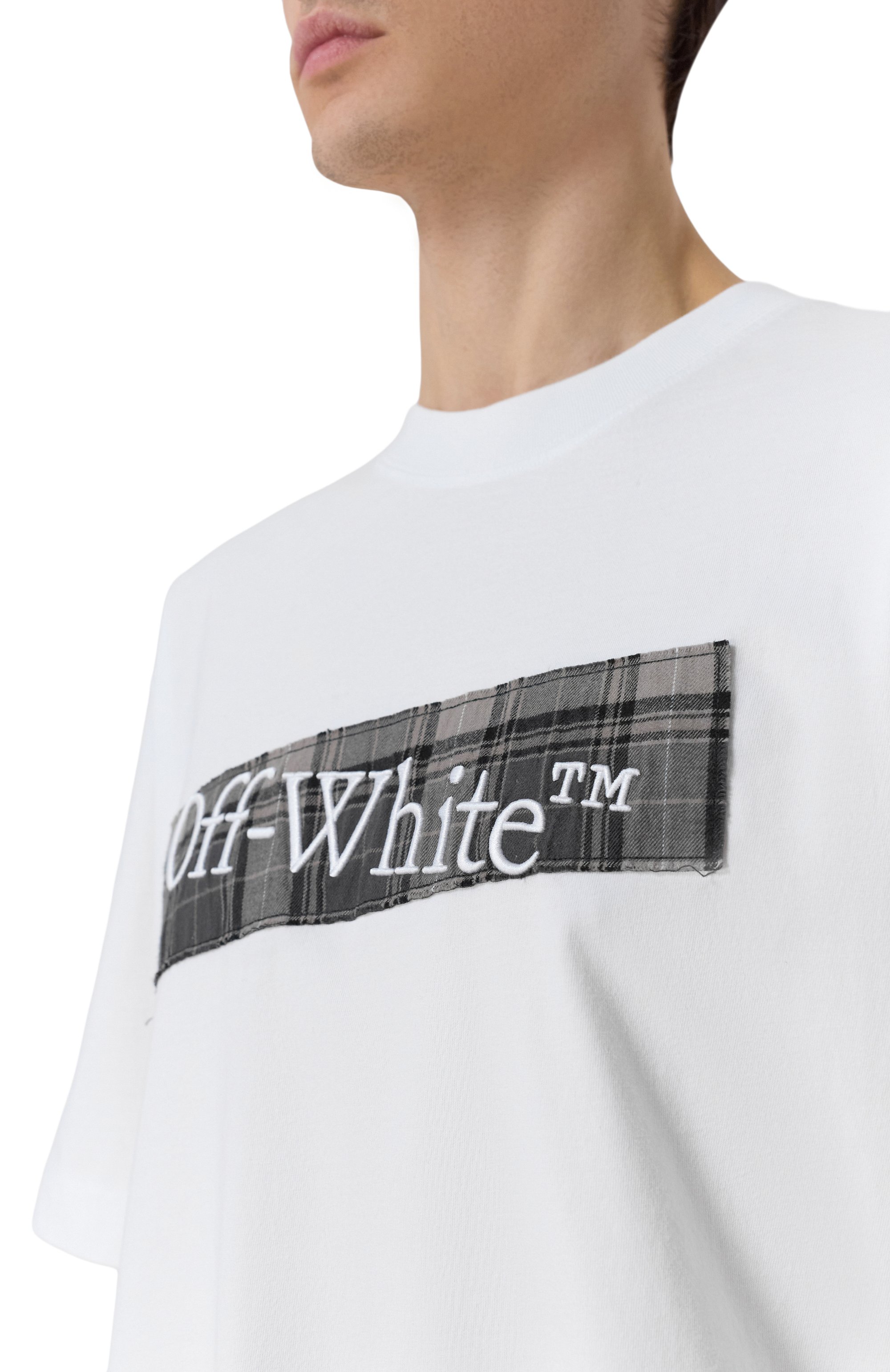 Хлопковая футболка OFF-WHITE, арт. 0MAA120F25JER00N, фото 5