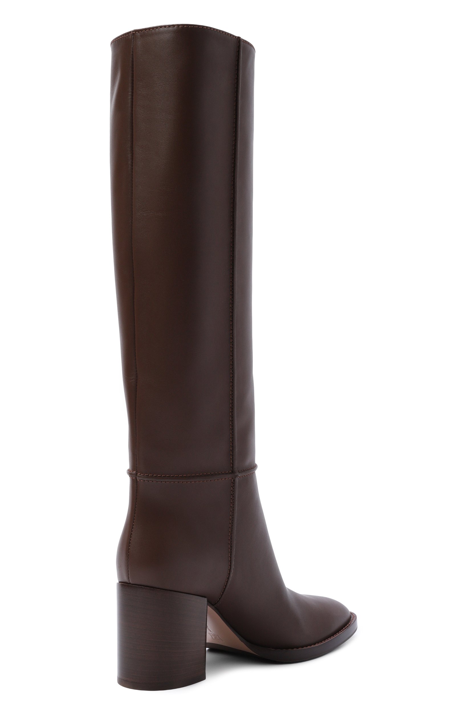 Кожаные сапоги étrier 70 GIANVITO ROSSI коричневого цвета по цене 283500 руб., арт. G80004.70CU0.VGIBR0W, фото 5 Кожаные сапоги étrier 70 GIANVITO ROSSI, арт. G80004.70CU0.VGIBR0W, фото 5