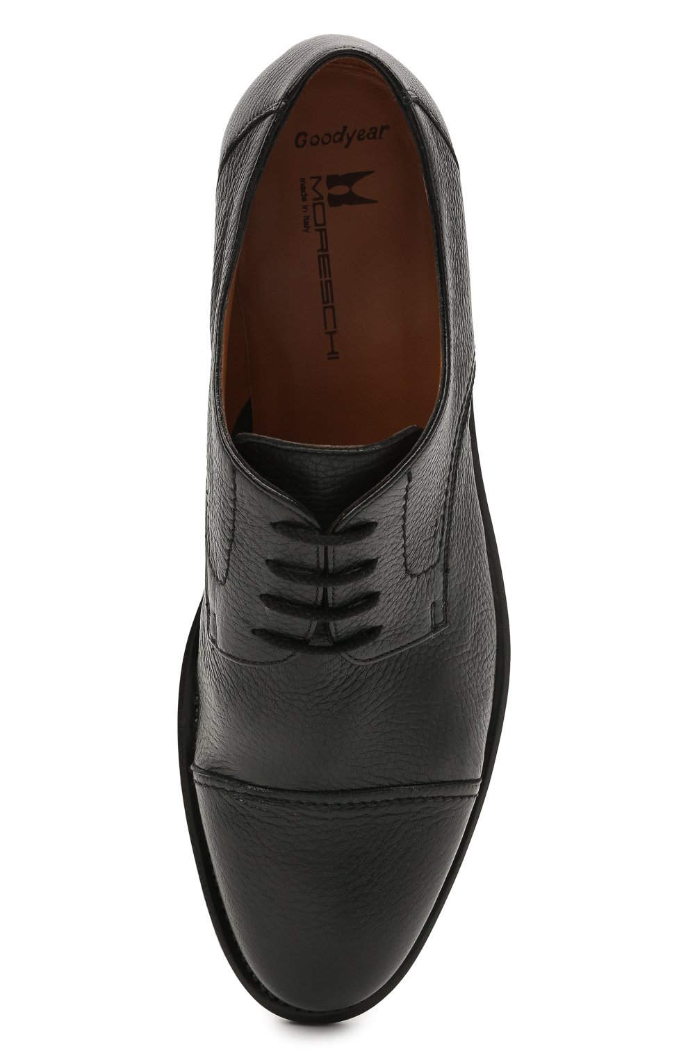 Кожаные дерби MORESCHI, арт. 43840/162/GUANT0/F.NAPPA, фото 5