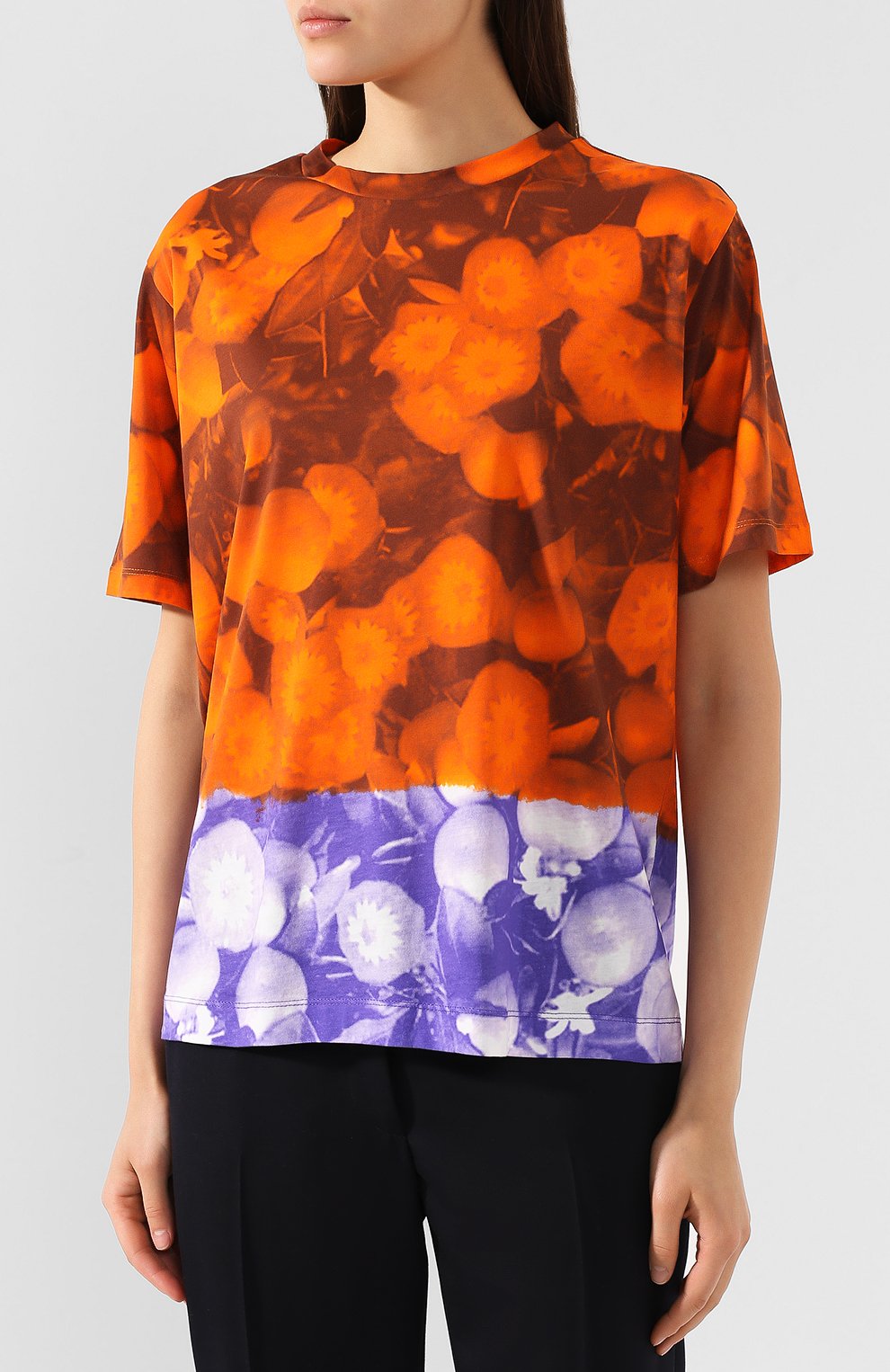 Хлопковая футболка DRIES VAN NOTEN, арт. 191-11188-7622, фото 3