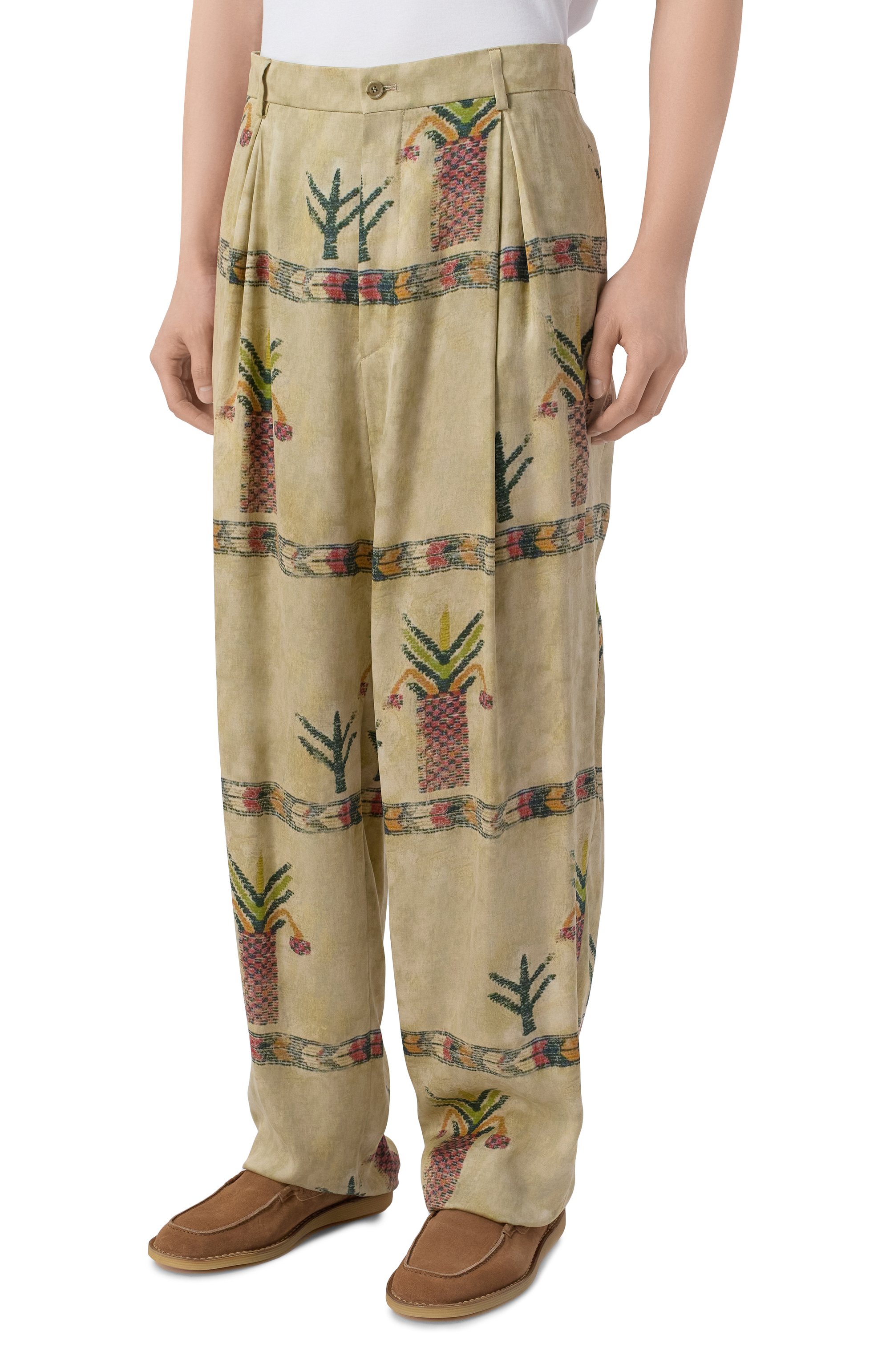 Брюки из лиоцелла и шелка GIORGIO ARMANI, арт. GM003236/TE20760, фото 3