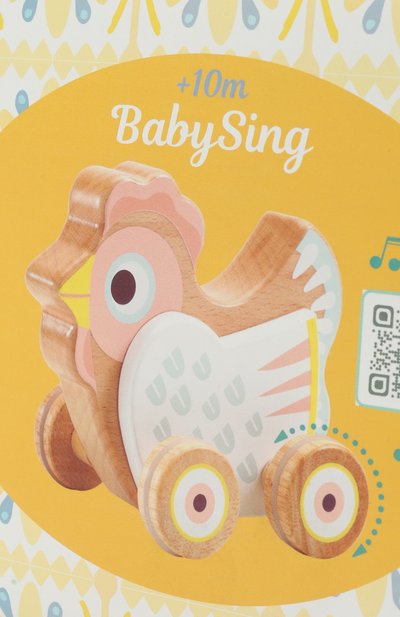 Шарманка на колесах курочка DJECO, арт. DJ06130, фото 3