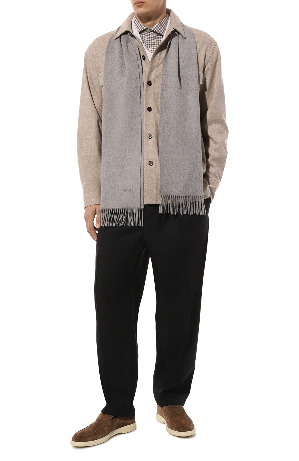 Кашемировый шарф ZEGNA, арт. E8L41SA6/26N, фото 2