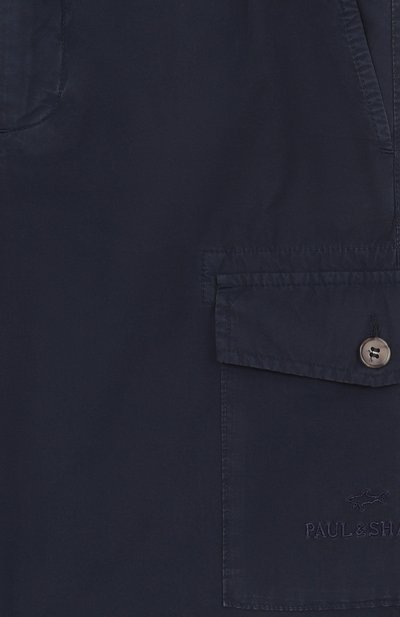 Хлопковые шорты-карго PAUL & SHARK JUNIOR, арт. WUQ002/LLC05/6A-8A, фото 3