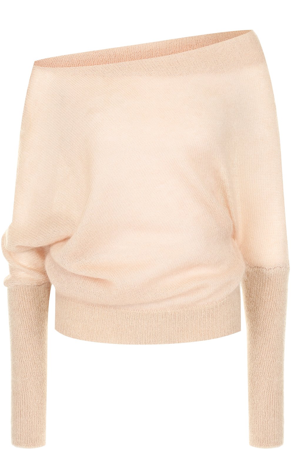 Однотонный пуловер с открытым плечом TOM FORD, арт. MAK822-YAX172, фото 1
