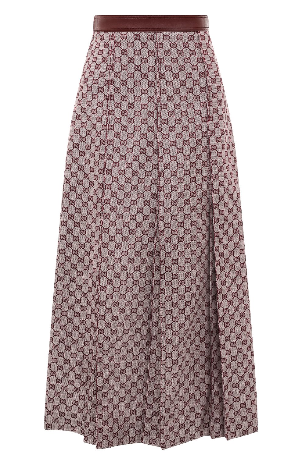 Юбка GUCCI коричневого цвета по цене 187200 руб., арт. 676554 Z8AWF, фото 1 Юбка GUCCI, арт. 676554 Z8AWF, фото 1