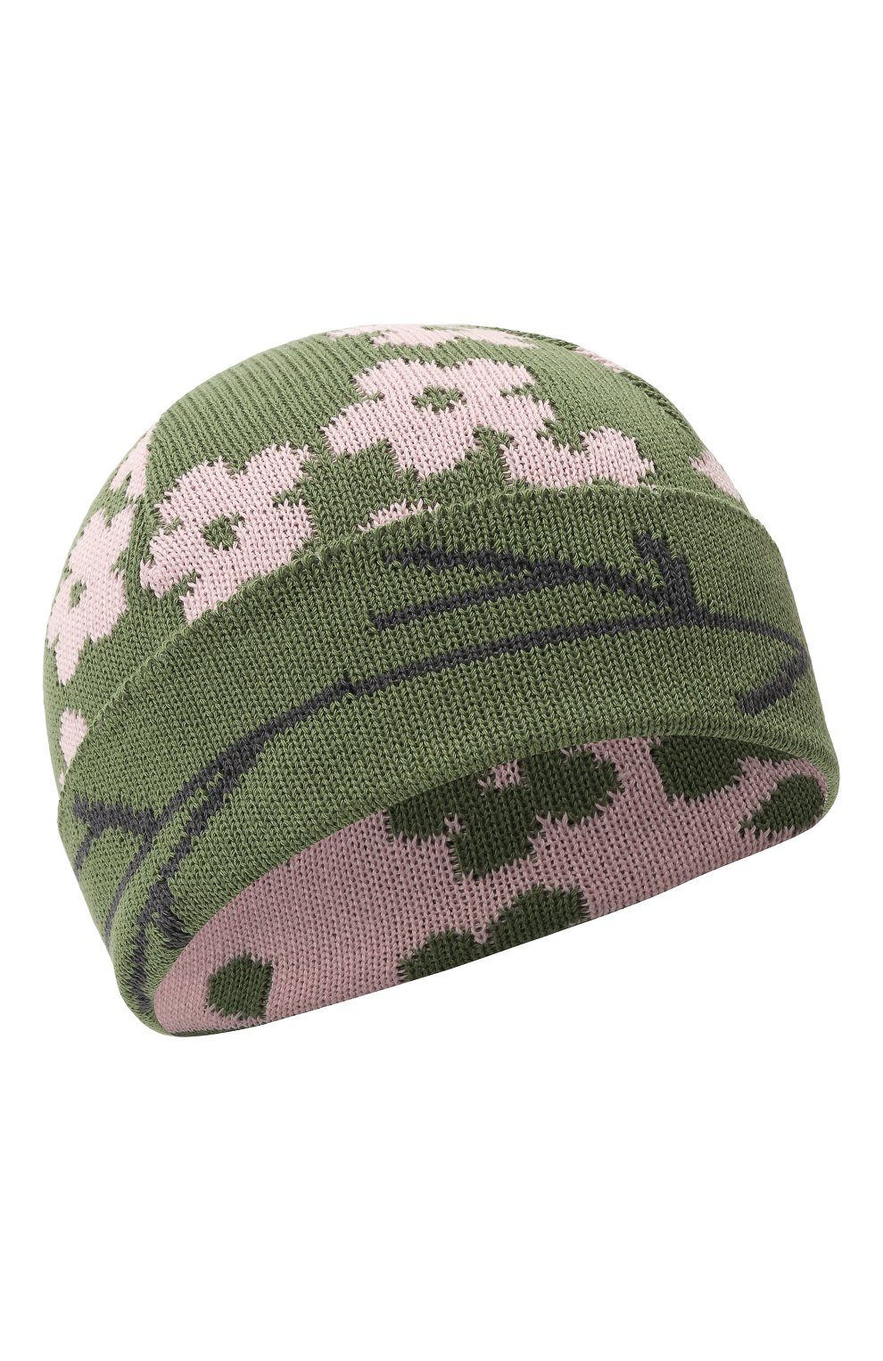 Хлопковая шапка A.T.T. хаки цвета по цене 3500 руб., арт. 24226/123, фото 1 Хлопковая шапка A.T.T., арт. 24226/123, фото 1