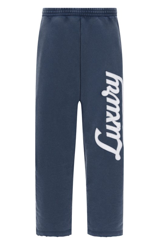 Хлопковые брюки Balenciaga 846917/TTVB7 Синий 846917/TTVB7