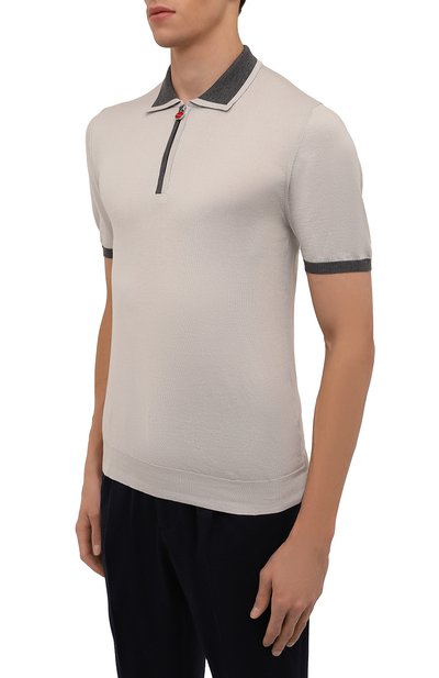 Хлопковое поло KITON, арт. UK571, фото 3