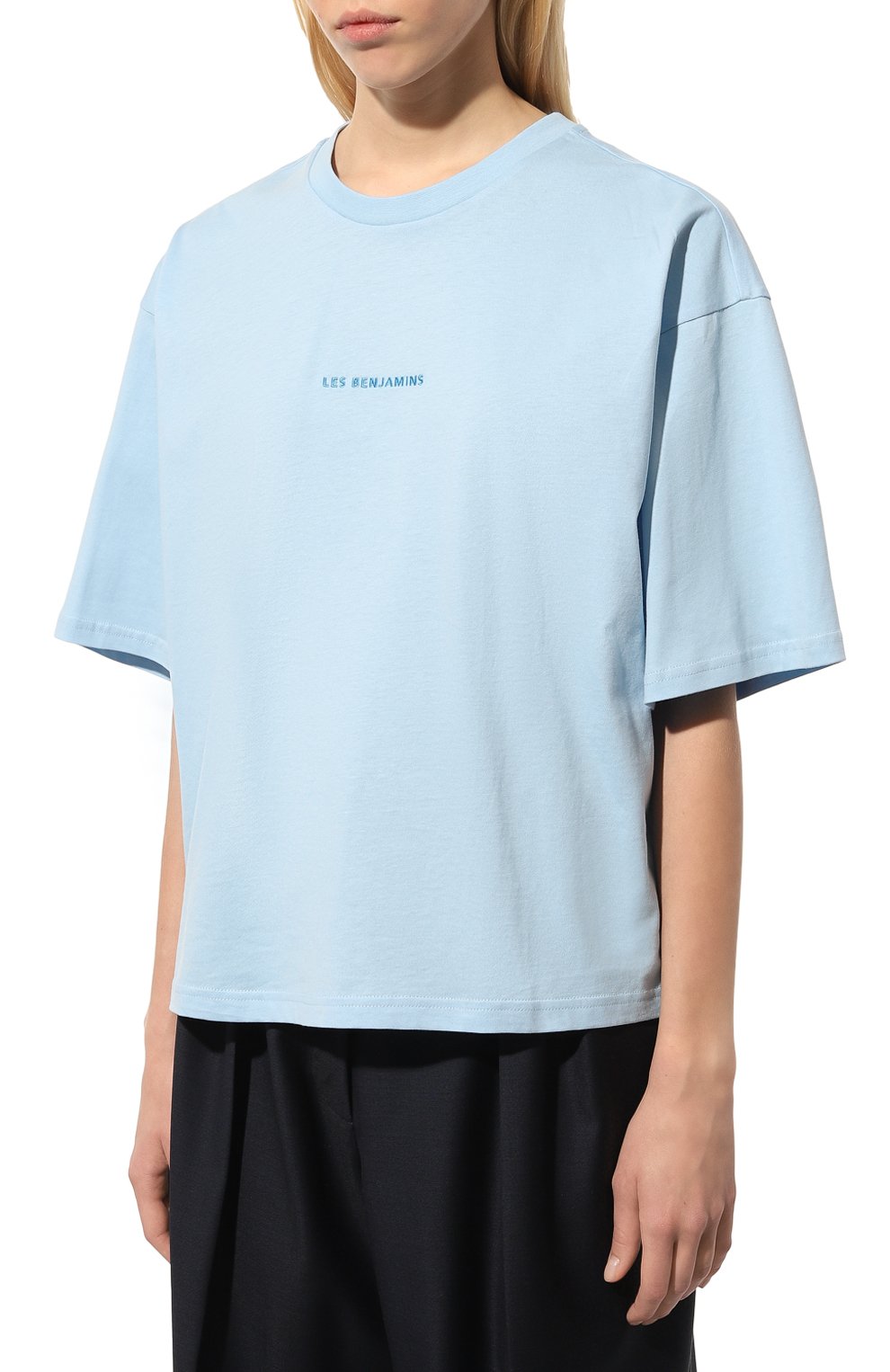 Хлопковая футболка LES BENJAMINS, арт. LB23SSESSFU0T-303, фото 3
