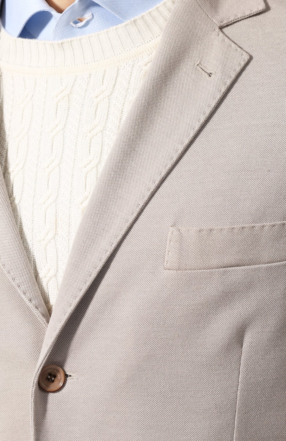 Пиджак из хлопка и шелка LORO PIANA, арт. FAE8388, фото 5