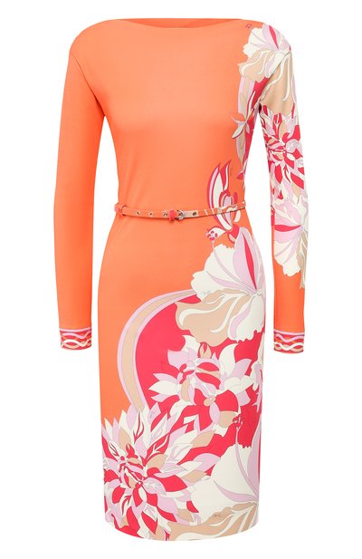 Женское платье из смеси вискозы и шелка EMILIO PUCCI, арт. 0EJH42/0E872