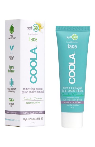 Солнцезащитный матирующий крем для лица "огурец" spf 30 (50ml) COOLA, арт. CL10206, фото 1
