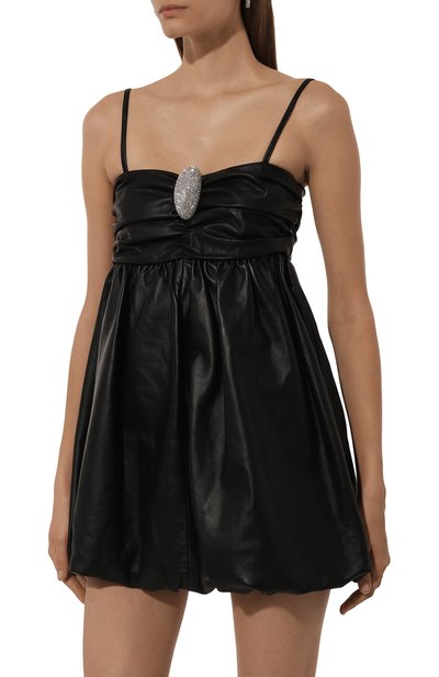 Кожаное платье GIUSEPPE DI MORABITO, арт. 03PFDR397P 03310, фото 3