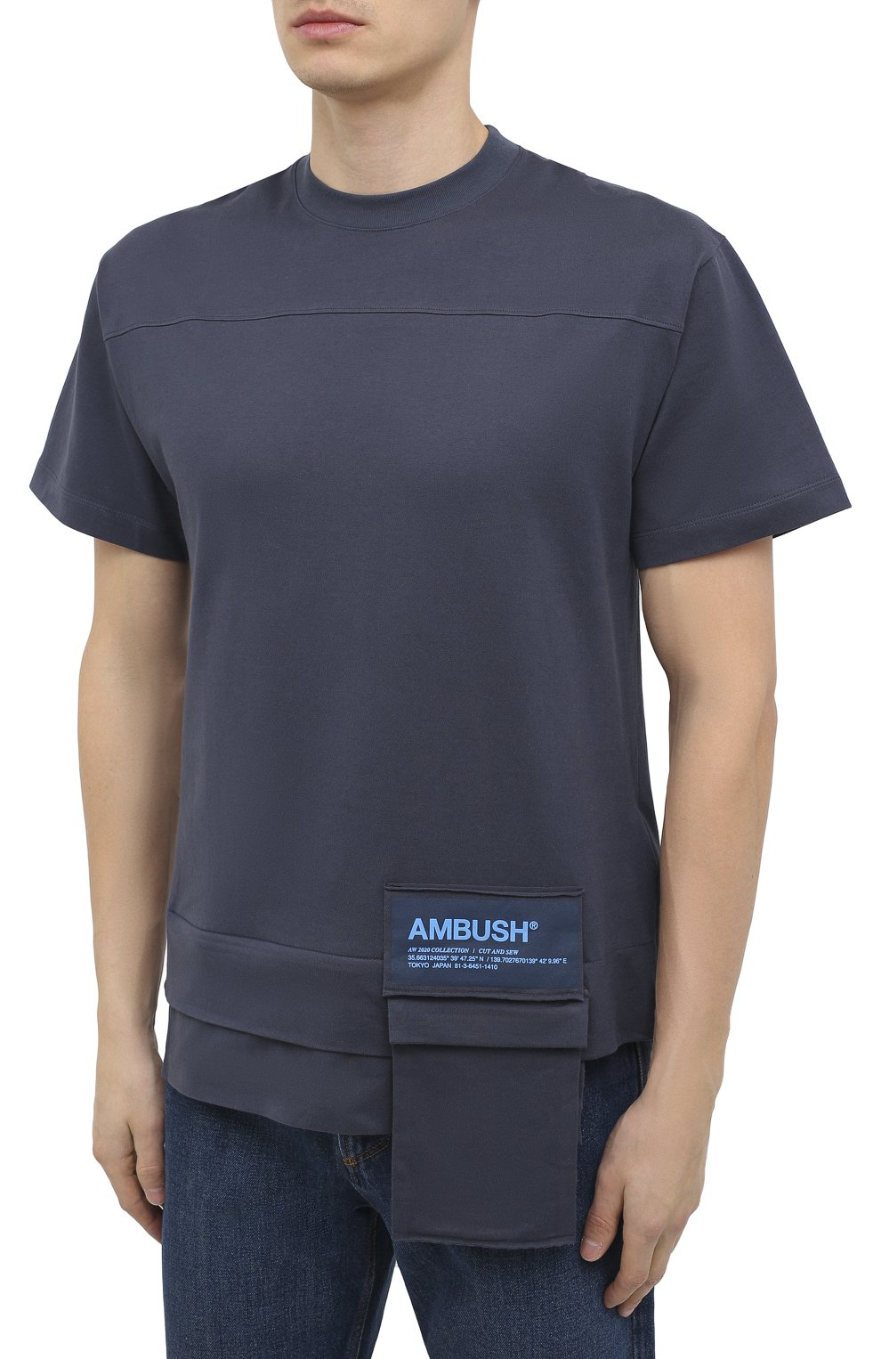 Хлопковая футболка AMBUSH, арт. BMAA004F20JER001, фото 3