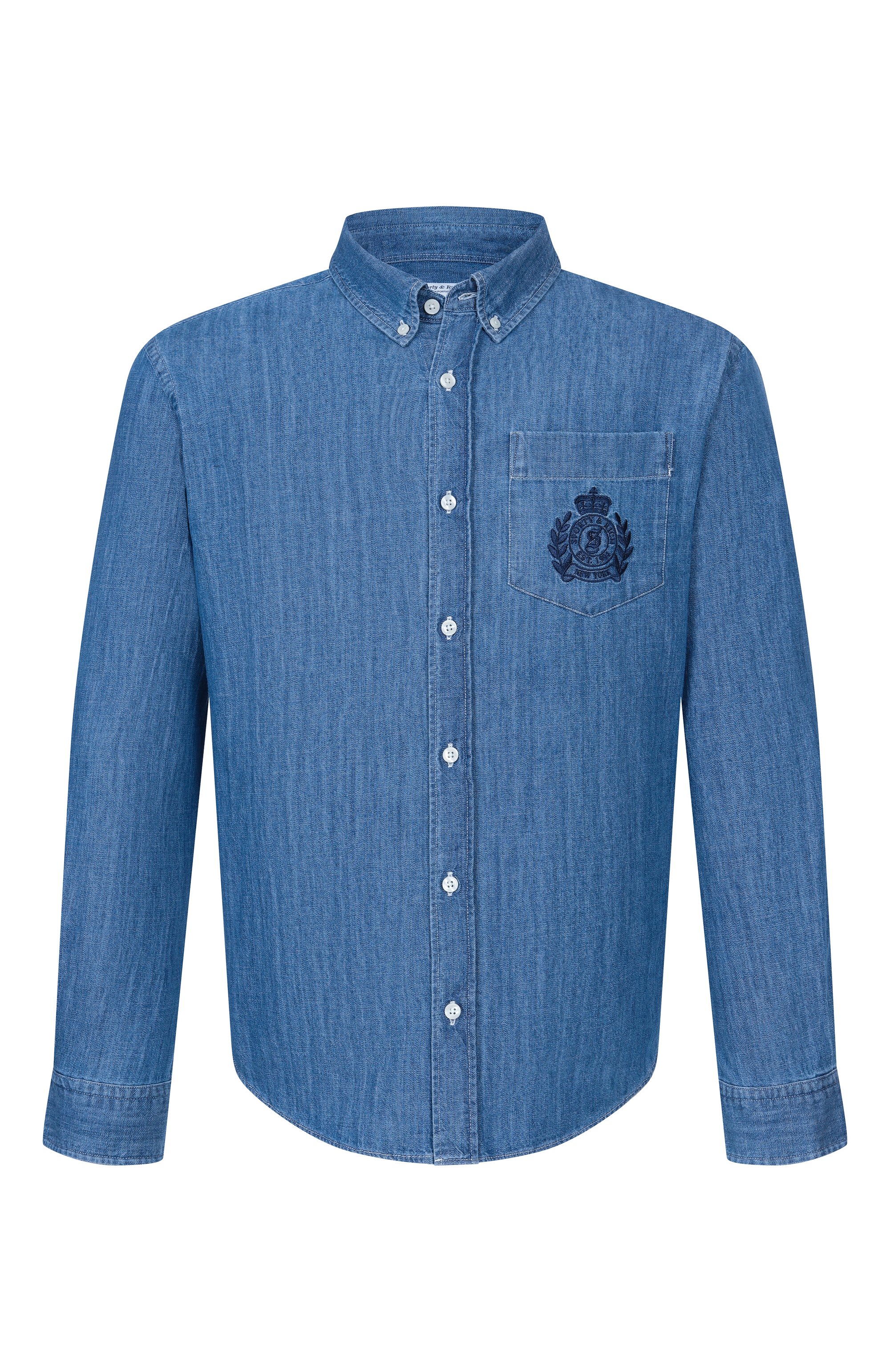 Джинсовая рубашка SPORTY AND RICH, арт. SI02865243BL26, фото 1